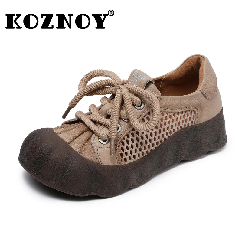 Koznoy 4 см воздушная сетка из коровьей кожи резиновые женские сандалии на плоской подошве на платформе на танкетке дизайнерские лоферы женская летняя обувь удобная
Koznoy 4 см воздушная сетка из коровьей кожи резиновые женские сандалии на плоской подошве на платформе на танкетке дизайнерские лоферы женская летняя обувь удобная