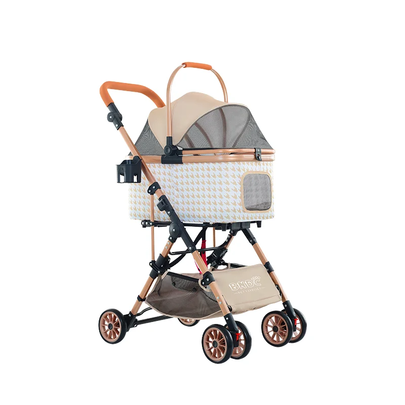 Fashion Pet Stroller Luxury Foldable Pet Carrier Travel 4 Wheels Dog Cat Carrier Trolley Pet Stroller 51x66x98cm
Fashion Pet Stroller Luxury Foldable Pet Carrier Travel 4 Wheels Dog Cat Carrier Trolley Pet Stroller 51x66x98cm
