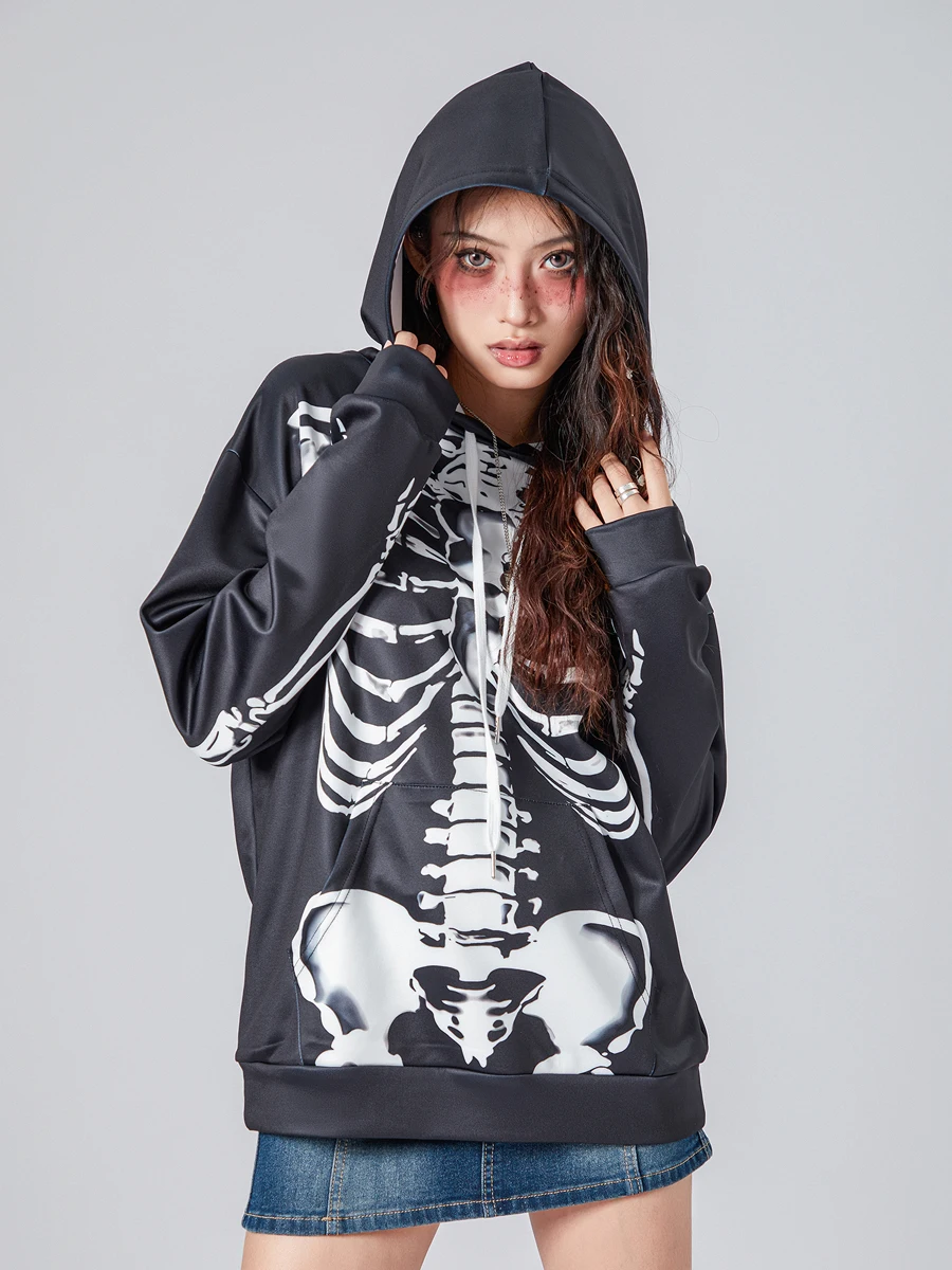 Scriardv Men s Casual Hooded Sweatshirt 3D Digital Print Skeleton Pattern Long Sleeve Loose Pullover Streetwear Tops
Scriardv Men s Casual Hooded Sweatshirt 3D Digital Print Skeleton Pattern Long Sleeve Loose Pullover Streetwear Tops