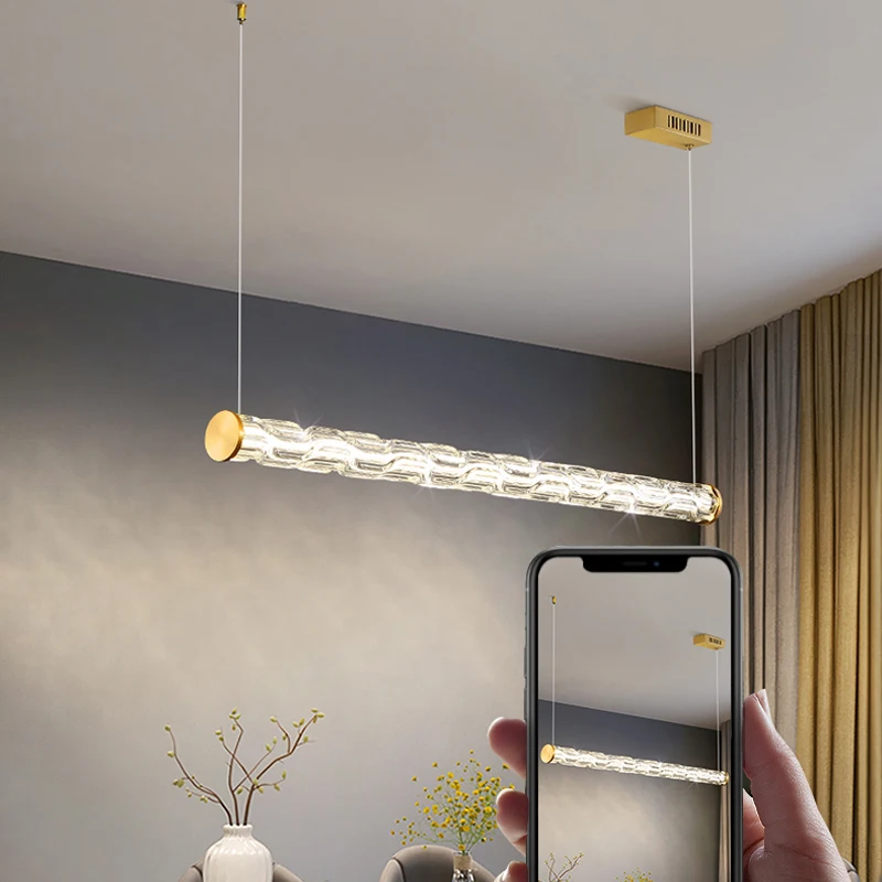 2-meter-long water-patterned glass tube restaurant lighting, 2024 new restaurant chandelier, simple design bar lamps
2-meter-long water-patterned glass tube restaurant lighting, 2024 new restaurant chandelier, simple design bar lamps