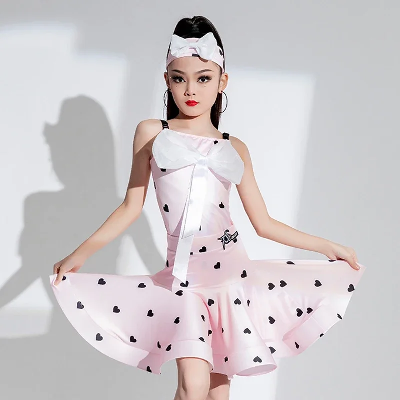 Kids Latin Dance Clothes Pink Dress Sets Girls Summer Rumba Performance Wear Latin Practice Dress Ballroom Dance Costume BL14003
Kids Latin Dance Clothes Pink Dress Sets Girls Summer Rumba Performance Wear Latin Practice Dress Ballroom Dance Costume BL14003