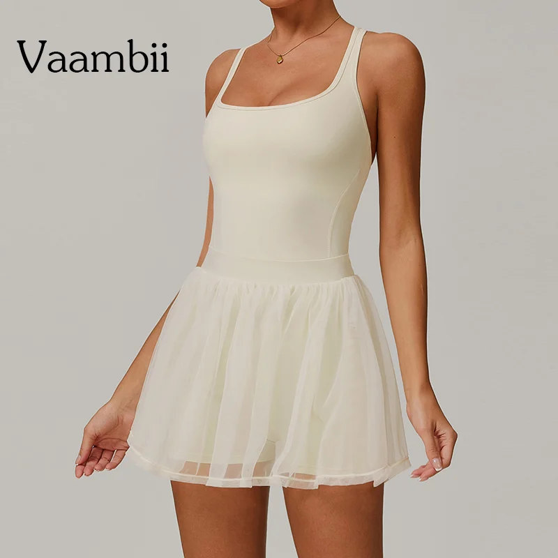 Breathable Quick Dry Short Sportswear Workout Clothes Women one Pieces Yoga Set Solid Color Gym Top Tennis Skirt Sports Suit
Breathable Quick Dry Short Sportswear Workout Clothes Women one Pieces Yoga Set Solid Color Gym Top Tennis Skirt Sports Suit