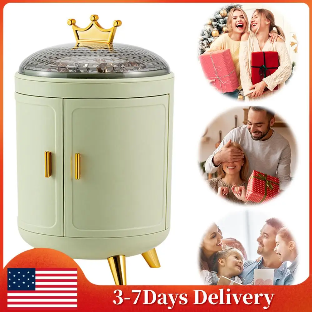 Коробка для хранения косметики, пылезащитная, для сережек и ожерелий, настольный органайзер для косметики, контейнер для ванной, туалетного столика, дома
Коробка для хранения косметики, пылезащитная, для сережек и ожерелий, настольный органайзер для косметики, контейнер для ванной, туалетного столика, дома