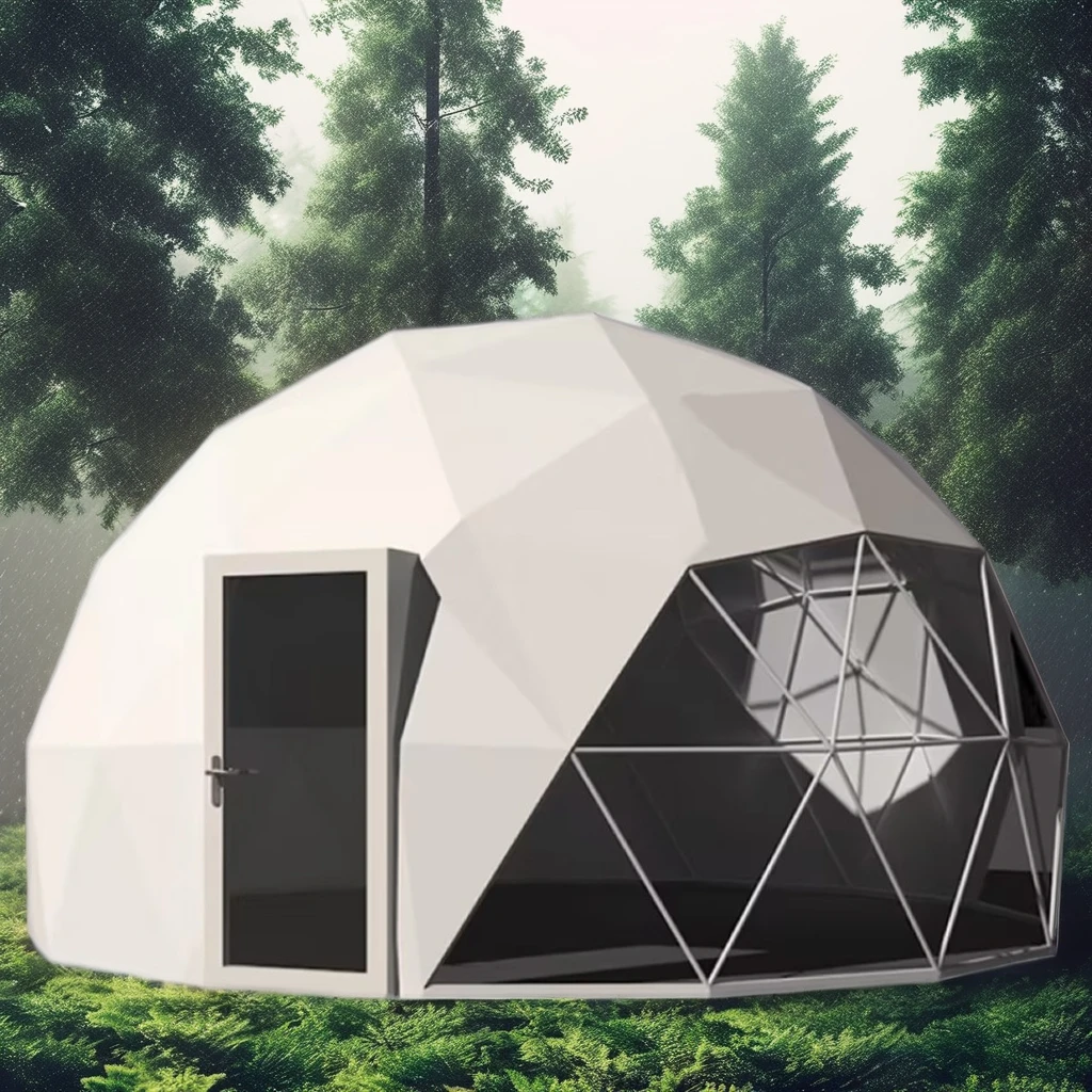 Custom Logo PVC Canvas Geodesic Dome Tent 4m Aluminum Top Height Waterproof Holiday Camping Tent for Outdoor for Hotels Events
Custom Logo PVC Canvas Geodesic Dome Tent 4m Aluminum Top Height Waterproof Holiday Camping Tent for Outdoor for Hotels Events