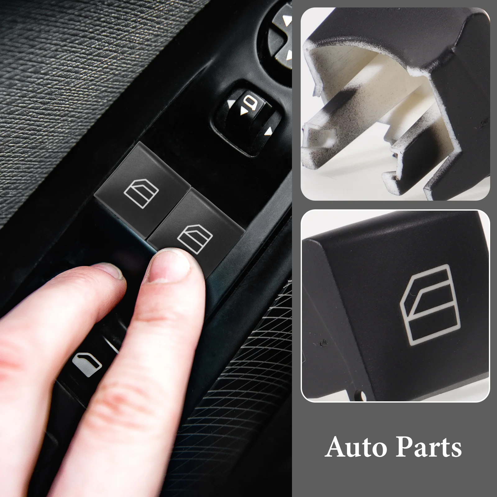 2Pcs Window Glass Lift Switch Button Cover Durable Car Interior Door Trim for Left Right Window Lift Switch Button
2Pcs Window Glass Lift Switch Button Cover Durable Car Interior Door Trim for Left Right Window Lift Switch Button