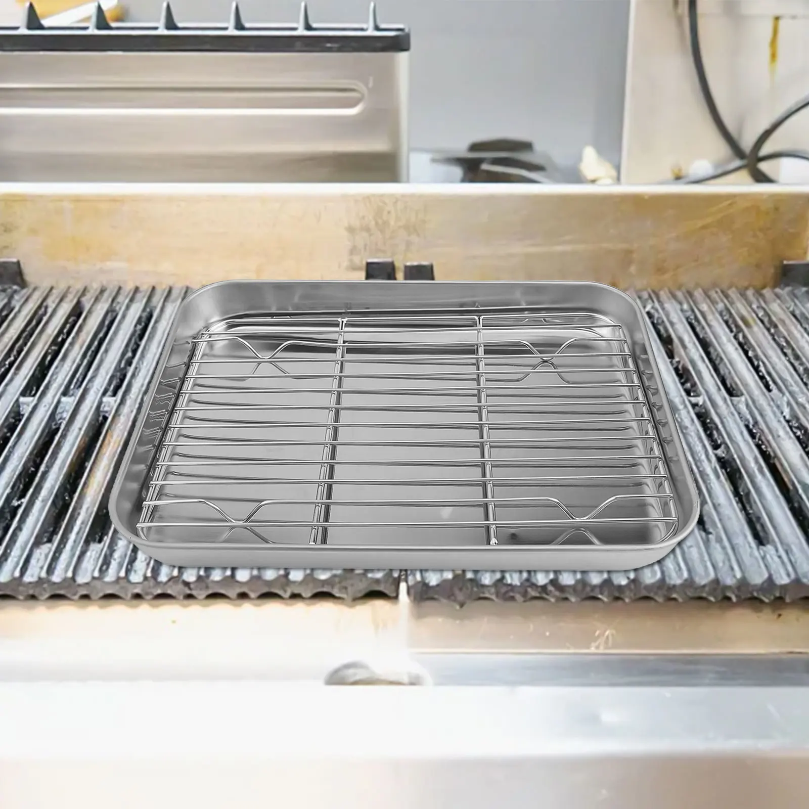 Baking And Cooling Baking Sheet Full Sides Design Healthful Roll Edges Shiny Mirror Finish Shiny Mirror Finish
Baking And Cooling Baking Sheet Full Sides Design Healthful Roll Edges Shiny Mirror Finish Shiny Mirror Finish