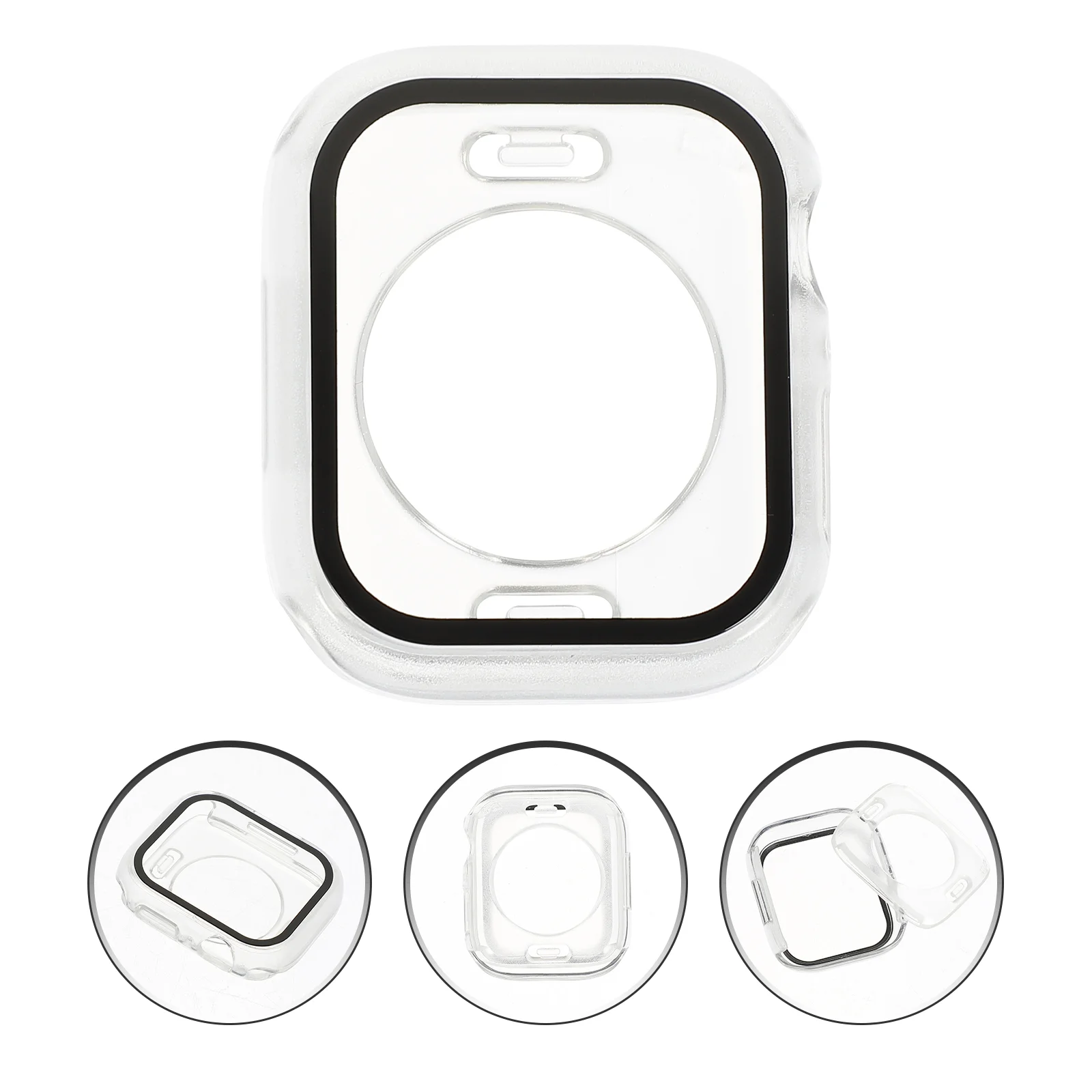 Watches Case Replaceable Cover One Body Accessories Transparent Shell Clear Sturdy Protector
Watches Case Replaceable Cover One Body Accessories Transparent Shell Clear Sturdy Protector
