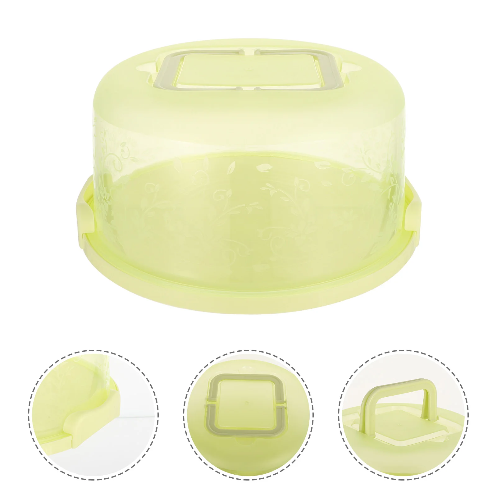 1 pc Portable Cake 10 Inch Green Food Container Handheld Sealed Leak Proof Reusable Baker Pan Birthday Cake Box Storage
1 pc Portable Cake 10 Inch Green Food Container Handheld Sealed Leak Proof Reusable Baker Pan Birthday Cake Box Storage