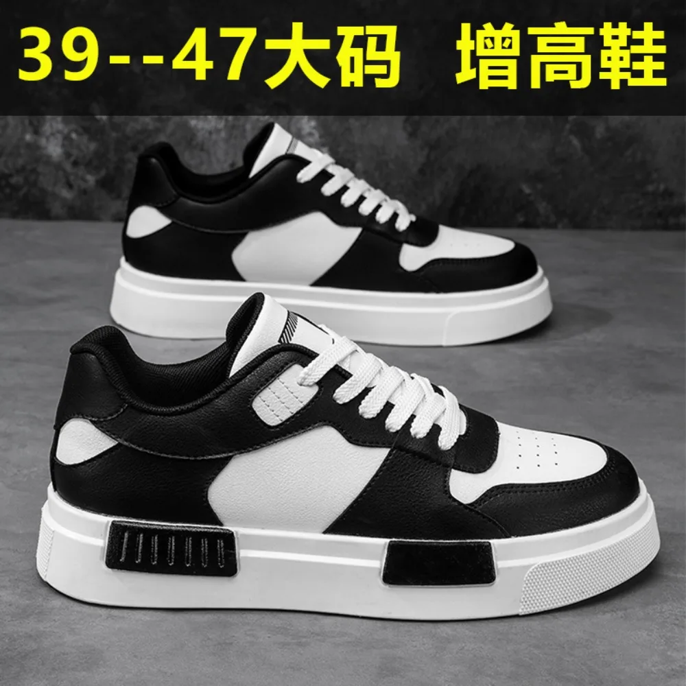 New Thick Bottom Boosting White Sneakers Large Size Four Seasons Trendy Shoes Graffiti Style round Toe Rubber Outsole Unisex
New Thick Bottom Boosting White Sneakers Large Size Four Seasons Trendy Shoes Graffiti Style round Toe Rubber Outsole Unisex