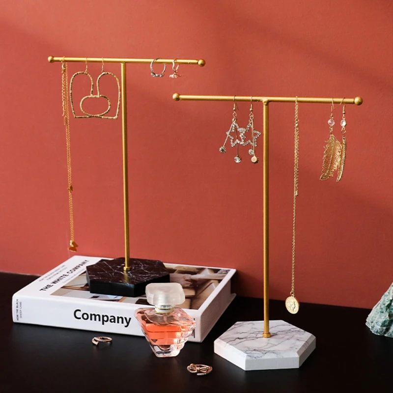31BB Jewelry Stand Display Necklace Holder T-Bar Plated Metal Tabletop Jewelry Organizer Tower for Earring Bracelet Ring
31BB Jewelry Stand Display Necklace Holder T-Bar Plated Metal Tabletop Jewelry Organizer Tower for Earring Bracelet Ring