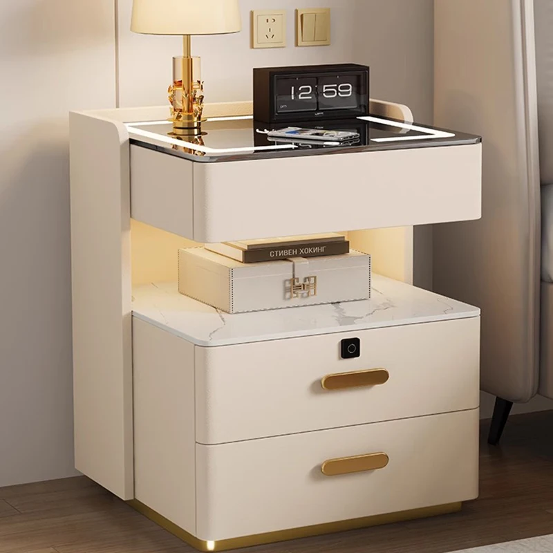 Nordic Modern Light Night Table Lamp Usb Wood Luxury Smart Bedside Cabinet Trendy Fingerprint Szafka Nocna Bedroom Furniture
Nordic Modern Light Night Table Lamp Usb Wood Luxury Smart Bedside Cabinet Trendy Fingerprint Szafka Nocna Bedroom Furniture