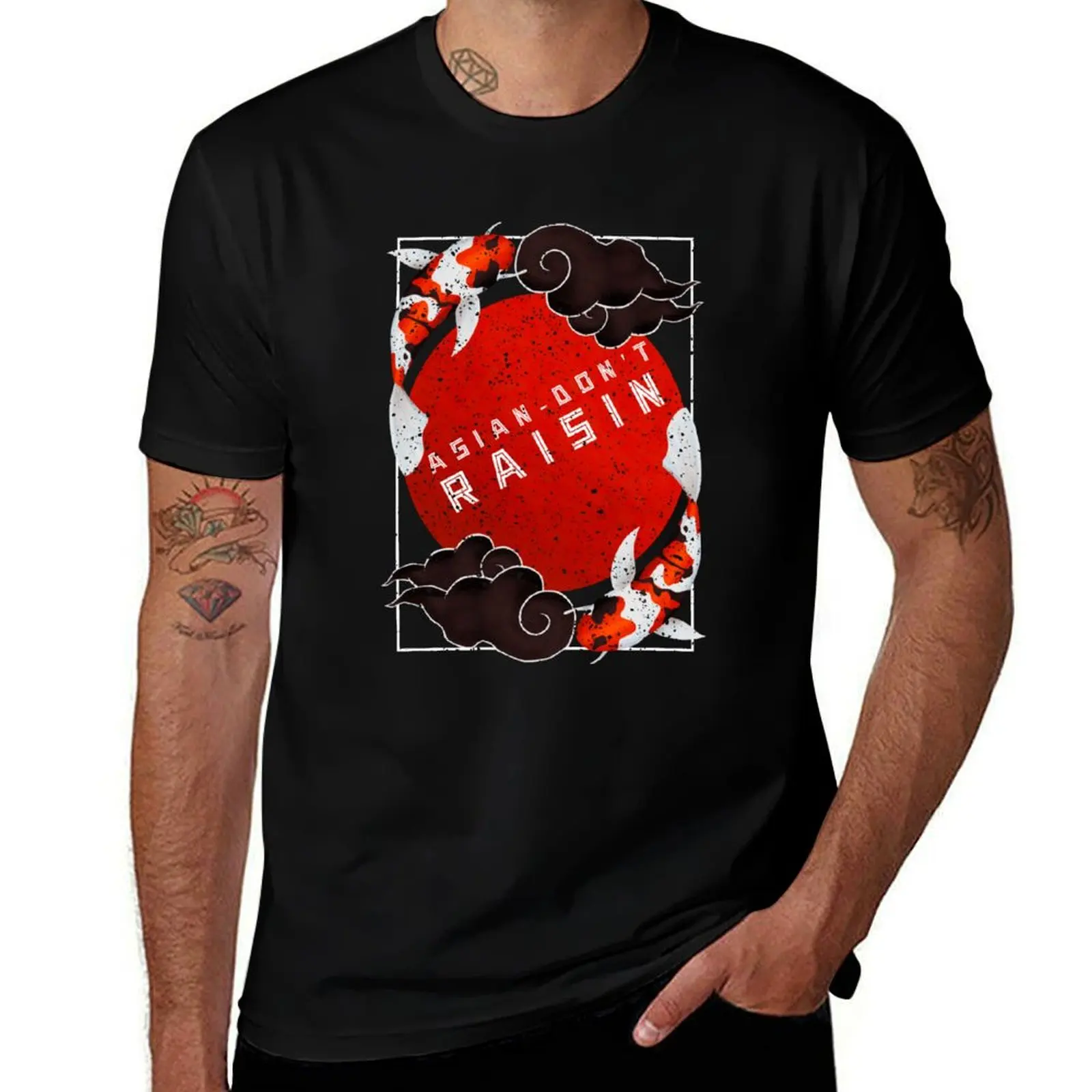 Asian don't raisin with Koi Fish Modern T-Shirt Stylish Print Short Sleeve Tee
Asian don't raisin with Koi Fish Modern T-Shirt Stylish Print Short Sleeve Tee