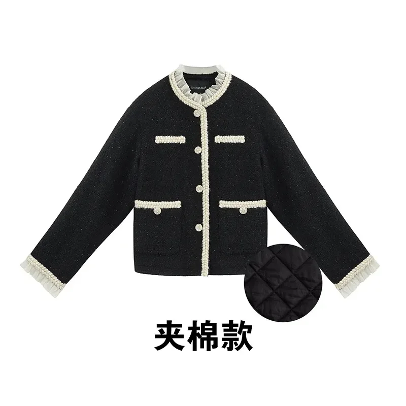 Корейское уличное короткое толстое твидовое пальто с добавлением хлопка femme 70, маленькие французские ароматные куртки для женщин, осень и зима 2025 г.
Корейское уличное короткое толстое твидовое пальто с добавлением хлопка femme 70, маленькие французские ароматные куртки для женщин, осень и зима 2025 г.