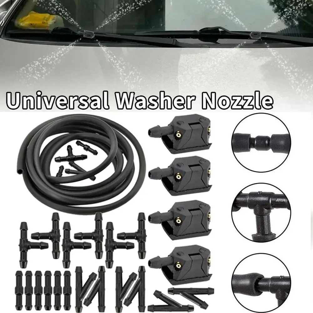 Car Windscreen Washer Nozzles And 2m Hose Kit ,wiper 5cm, Height Length Jet,spray 1.3cm, Washer Nozzle E7u9
Car Windscreen Washer Nozzles And 2m Hose Kit ,wiper 5cm, Height Length Jet,spray 1.3cm, Washer Nozzle E7u9