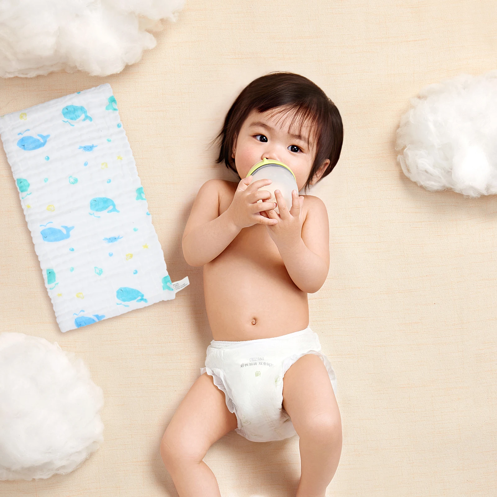 Pure Cotton Baby Washcloths Newborn Burp Cloths Infant Towels Soft Lightweight Fast Drying Reusable Bath Cloth Cartoon Pattern
Pure Cotton Baby Washcloths Newborn Burp Cloths Infant Towels Soft Lightweight Fast Drying Reusable Bath Cloth Cartoon Pattern