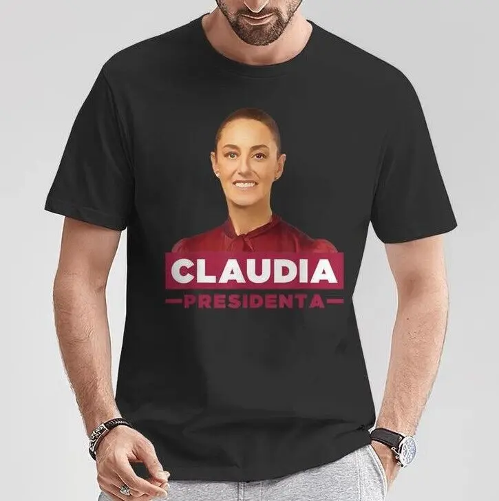 Claudia Sheinbaum Presidenta 2024 Mexico Eleccion T-Shirt Short Sleeve Tees High Quality 100%Cotton
Claudia Sheinbaum Presidenta 2024 Mexico Eleccion T-Shirt Short Sleeve Tees High Quality 100%Cotton