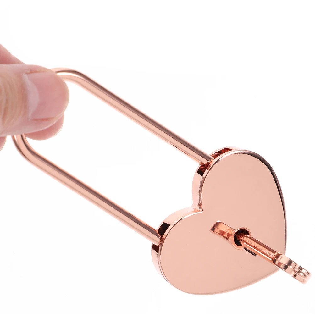 2 set Heart-shaped Wish Lock Zinc Alloy Rose Padlock for Suitcase Luggage Diary Box Travel Security Locks with Key
2 set Heart-shaped Wish Lock Zinc Alloy Rose Padlock for Suitcase Luggage Diary Box Travel Security Locks with Key