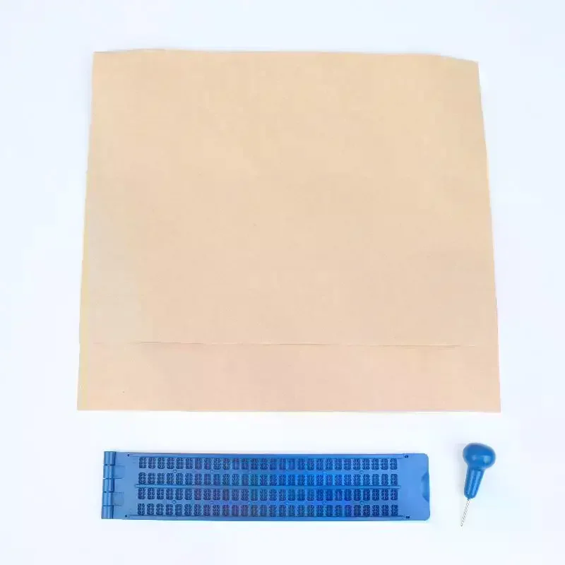 1Set Braille For Blind People Braille Writing Plate With Stylus Paper Proper Size Convenient Carry Everywhere School Supplies
1Set Braille For Blind People Braille Writing Plate With Stylus Paper Proper Size Convenient Carry Everywhere School Supplies