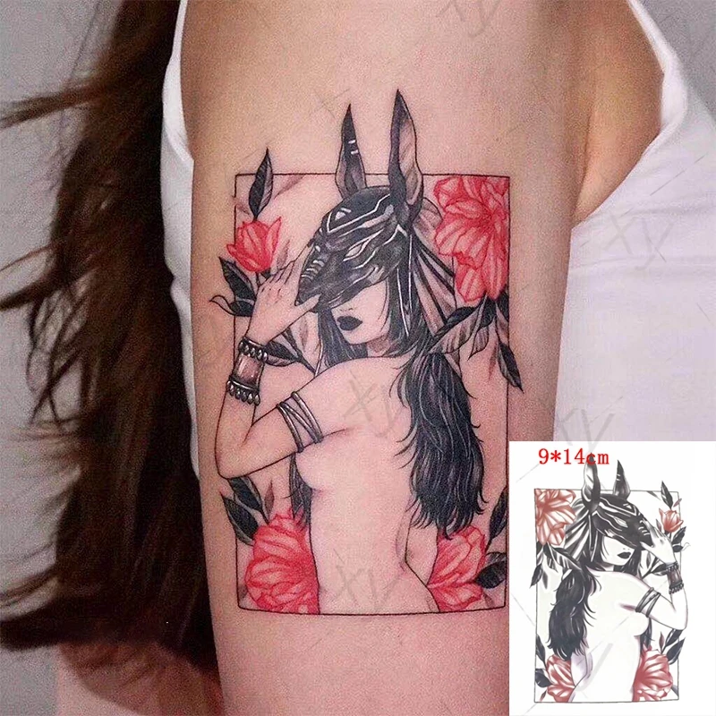 Temporary Tattoo Devil Mask Japanese Geisha Ukiyo-e Gril Body Art Water Transfer Fake Tatoo Flash Tatto Sticker for Men Women
Temporary Tattoo Devil Mask Japanese Geisha Ukiyo-e Gril Body Art Water Transfer Fake Tatoo Flash Tatto Sticker for Men Women