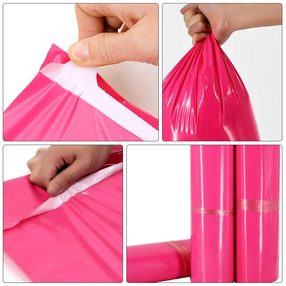 100 Pcs Waterproof Packaging Bags Plastic Self Adhesive Express Containers Pink Color Shipping Bag Long Lasting Use
100 Pcs Waterproof Packaging Bags Plastic Self Adhesive Express Containers Pink Color Shipping Bag Long Lasting Use