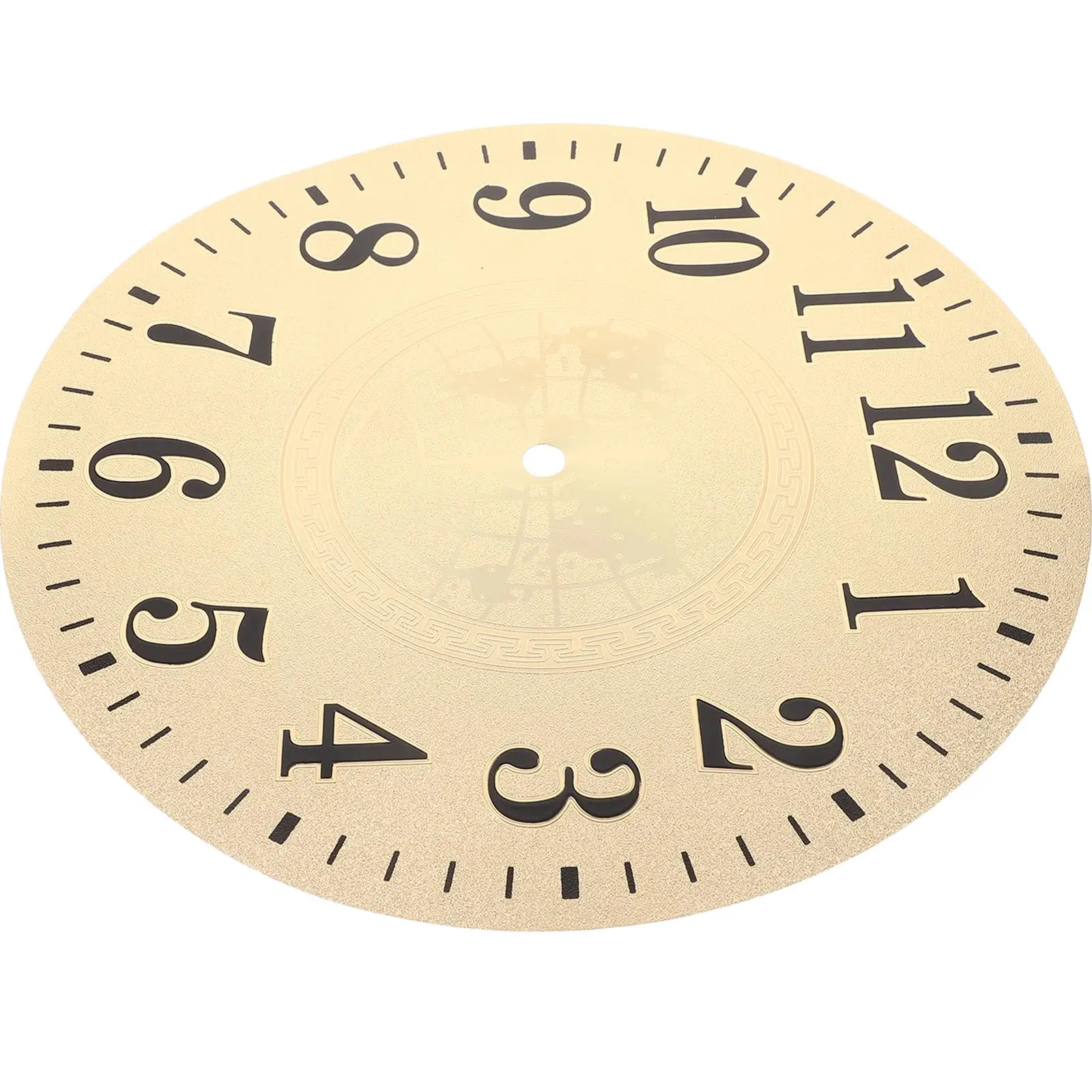 PVC Dial Replacement 10 Inch Golden Round Watch Face Disc for DIY Wall Kits Clock Movement Parts Stylish Clock Dial Plate
PVC Dial Replacement 10 Inch Golden Round Watch Face Disc for DIY Wall Kits Clock Movement Parts Stylish Clock Dial Plate