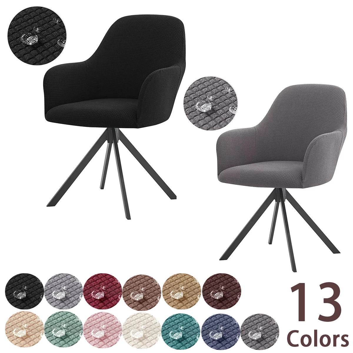 Waterproof Polar Fleece Durable Jacquard Design Dining Chair Cover with Drawstring Closure Machine Washable Office Chair Cover
Waterproof Polar Fleece Durable Jacquard Design Dining Chair Cover with Drawstring Closure Machine Washable Office Chair Cover