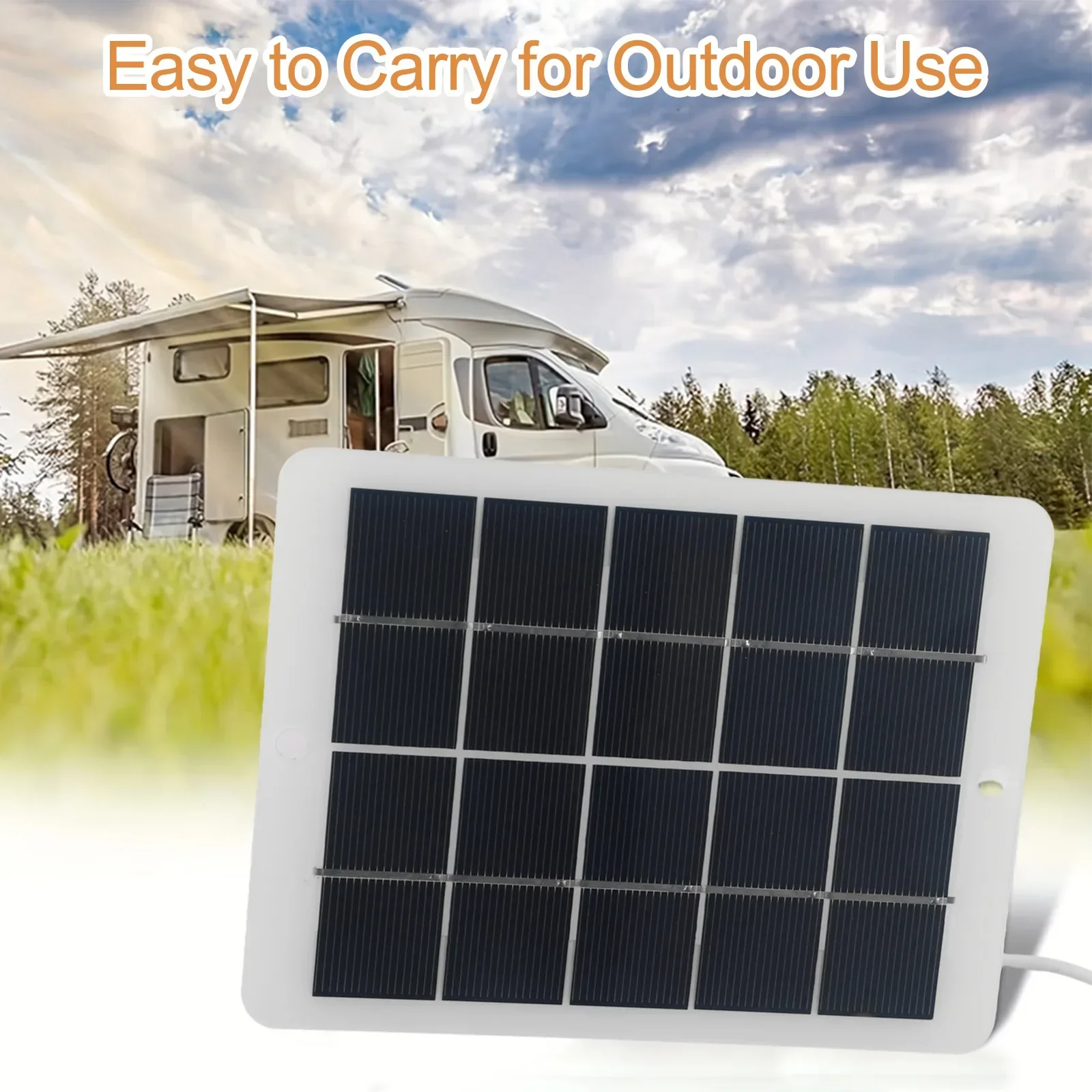 5W 5V Solar Charging Panel With USB Output Outdoor Portable Battery Solar Charger Power Bank Camping Hiking Charger Power Supply
5W 5V Solar Charging Panel With USB Output Outdoor Portable Battery Solar Charger Power Bank Camping Hiking Charger Power Supply