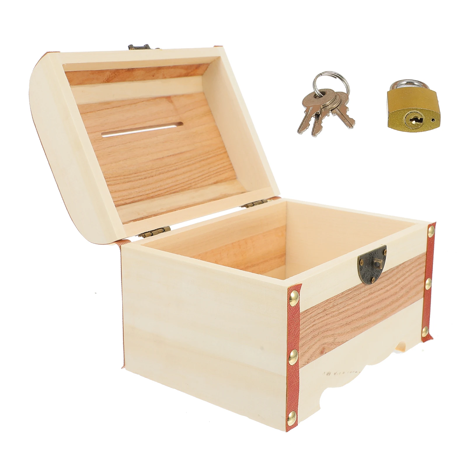 Wooden Piggy Bank Storage Box Lock Retro Style Case Vintage Jewelry Travel Gifts Metal Craft Display Container
Wooden Piggy Bank Storage Box Lock Retro Style Case Vintage Jewelry Travel Gifts Metal Craft Display Container