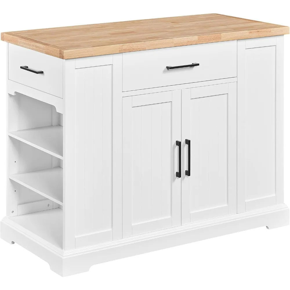 Rolling Kitchen Island Cart with 3 Drawers, Kitchen Storage Cabinet on Wheels with Open Shelves and Inner Adjustable Shelves fo
Rolling Kitchen Island Cart with 3 Drawers, Kitchen Storage Cabinet on Wheels with Open Shelves and Inner Adjustable Shelves fo