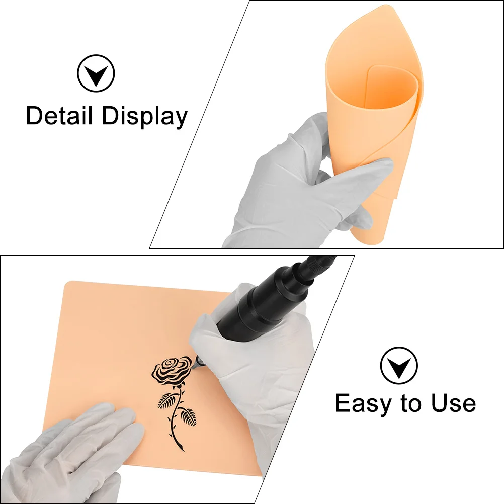 10Pcs Premium Silicone Practice Skin for Tattoos and Makeup 1Mm Reusable Double Sided Training Board Artificial Skin for Eyebrow
10Pcs Premium Silicone Practice Skin for Tattoos and Makeup 1Mm Reusable Double Sided Training Board Artificial Skin for Eyebrow