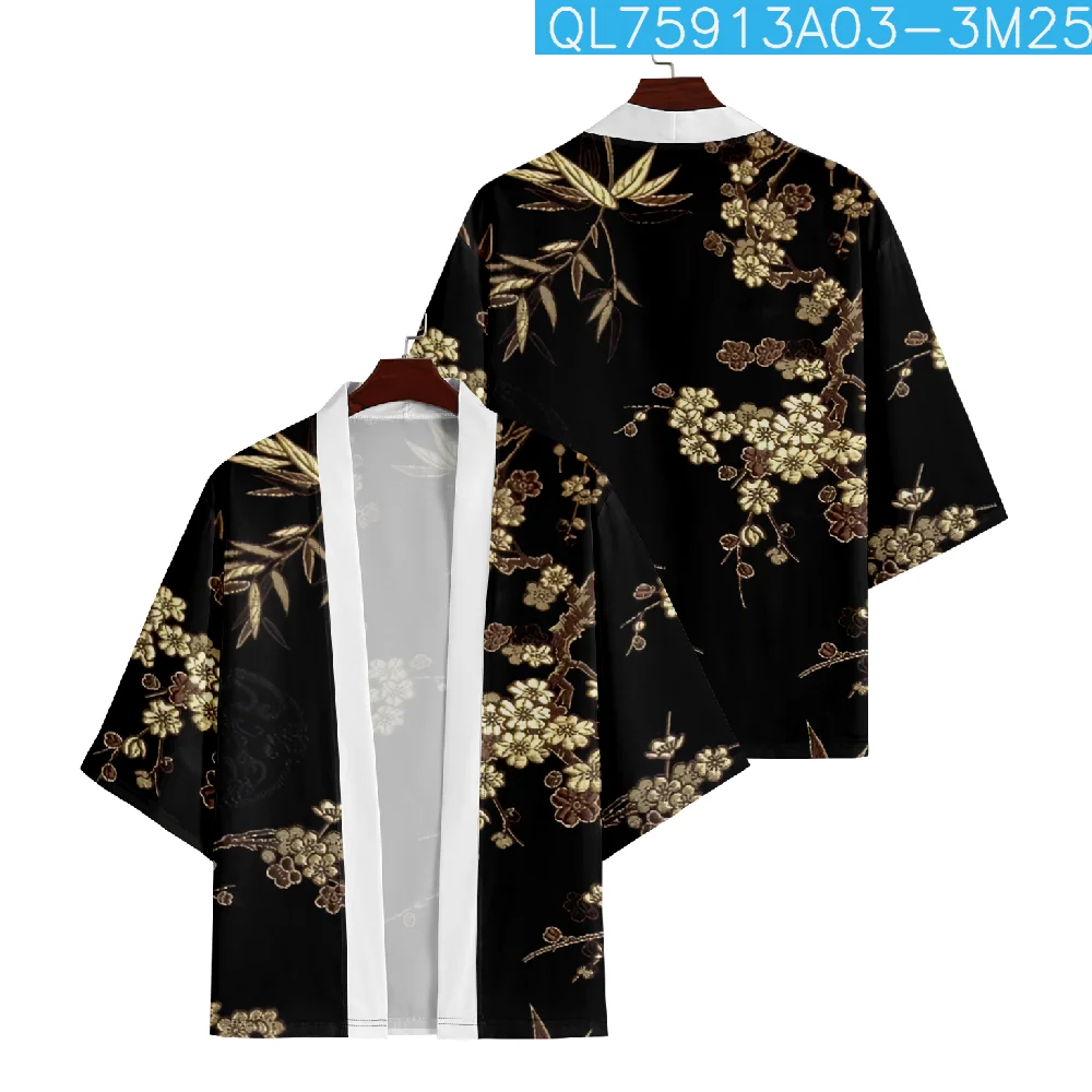 Plus Size Fashion Floral Print Beach Japanese Cosplay Kimono Cardigan Men Shirt Yukata Haori Women Traditional Asian Clothing
Plus Size Fashion Floral Print Beach Japanese Cosplay Kimono Cardigan Men Shirt Yukata Haori Women Traditional Asian Clothing