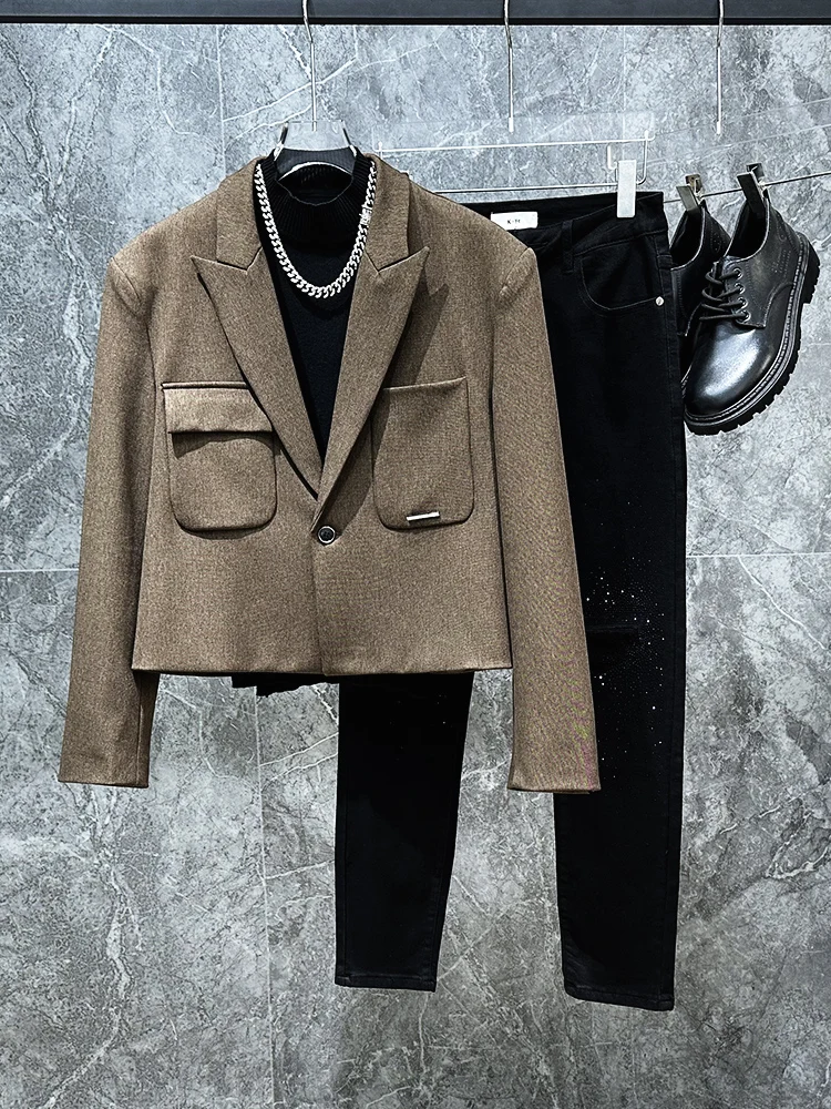 ort Men's Suit Jaet Zhang xing Sli Korean Version Casual Spring Autumn New Arrival Faionable Youth Leisure
ort Men's Suit Jaet Zhang xing Sli Korean Version Casual Spring Autumn New Arrival Faionable Youth Leisure