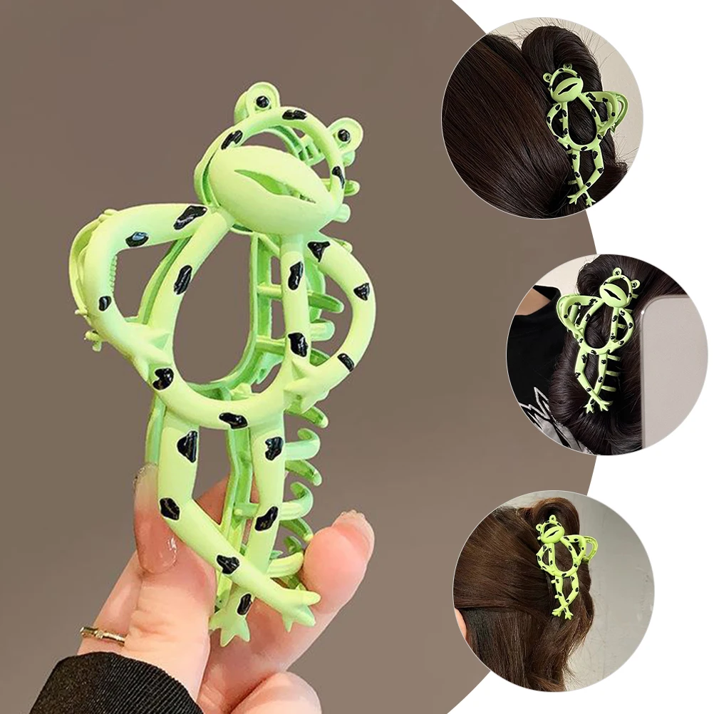 Cartoon Frog Clips Large Hair Accessories for Women Thick Decorative Hair Clips Long Styling Jaw Grips Thin Decorative
Cartoon Frog Clips Large Hair Accessories for Women Thick Decorative Hair Clips Long Styling Jaw Grips Thin Decorative