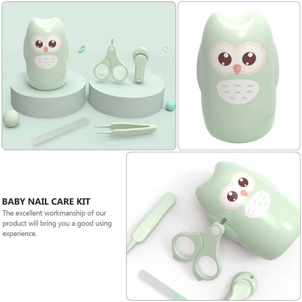 Baby Nail Care Kit Green Color Stainless Steel PP Material Lightweight Portable Easy to Store Toddler Manicure Grooming Set
Baby Nail Care Kit Green Color Stainless Steel PP Material Lightweight Portable Easy to Store Toddler Manicure Grooming Set