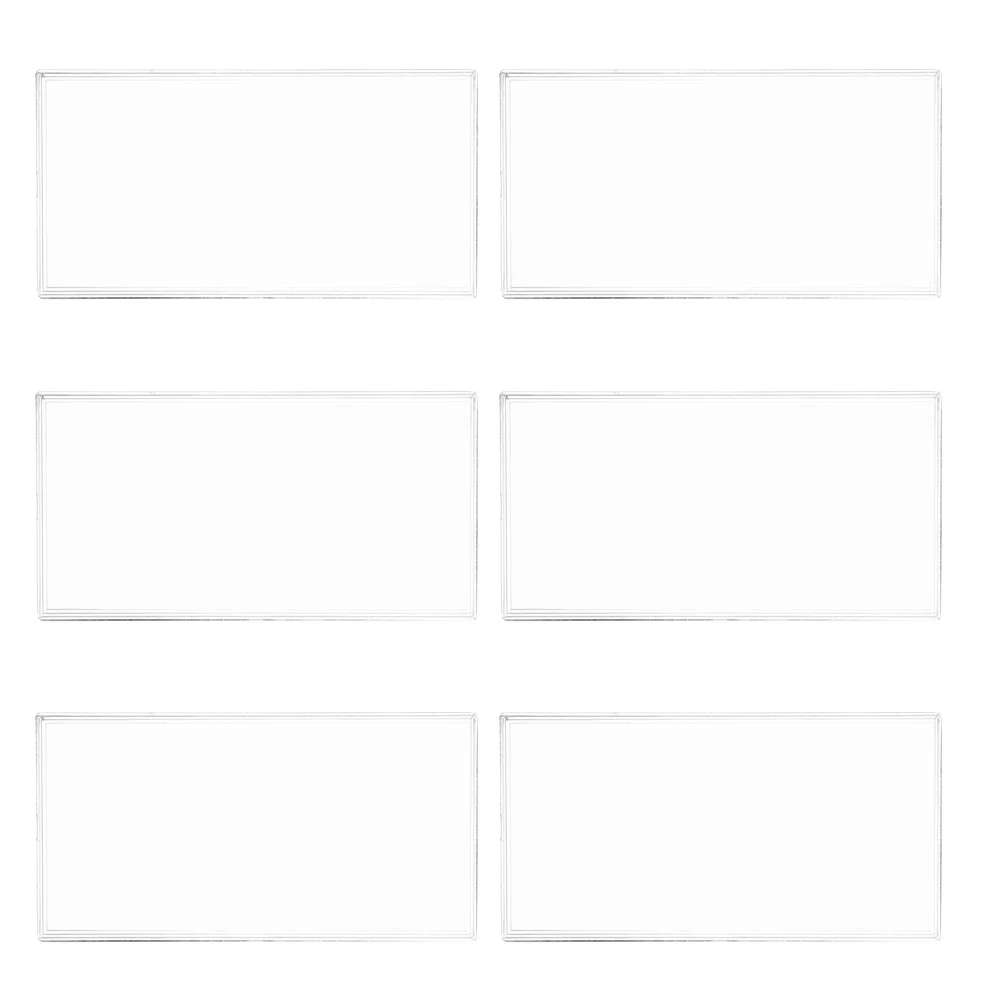 6Pcs Clear Plastic Banknote Holder Paper Money Storage Case Portable Organizer Display Box Bill Holder Protective Collection 
6Pcs Clear Plastic Banknote Holder Paper Money Storage Case Portable Organizer Display Box Bill Holder Protective Collection