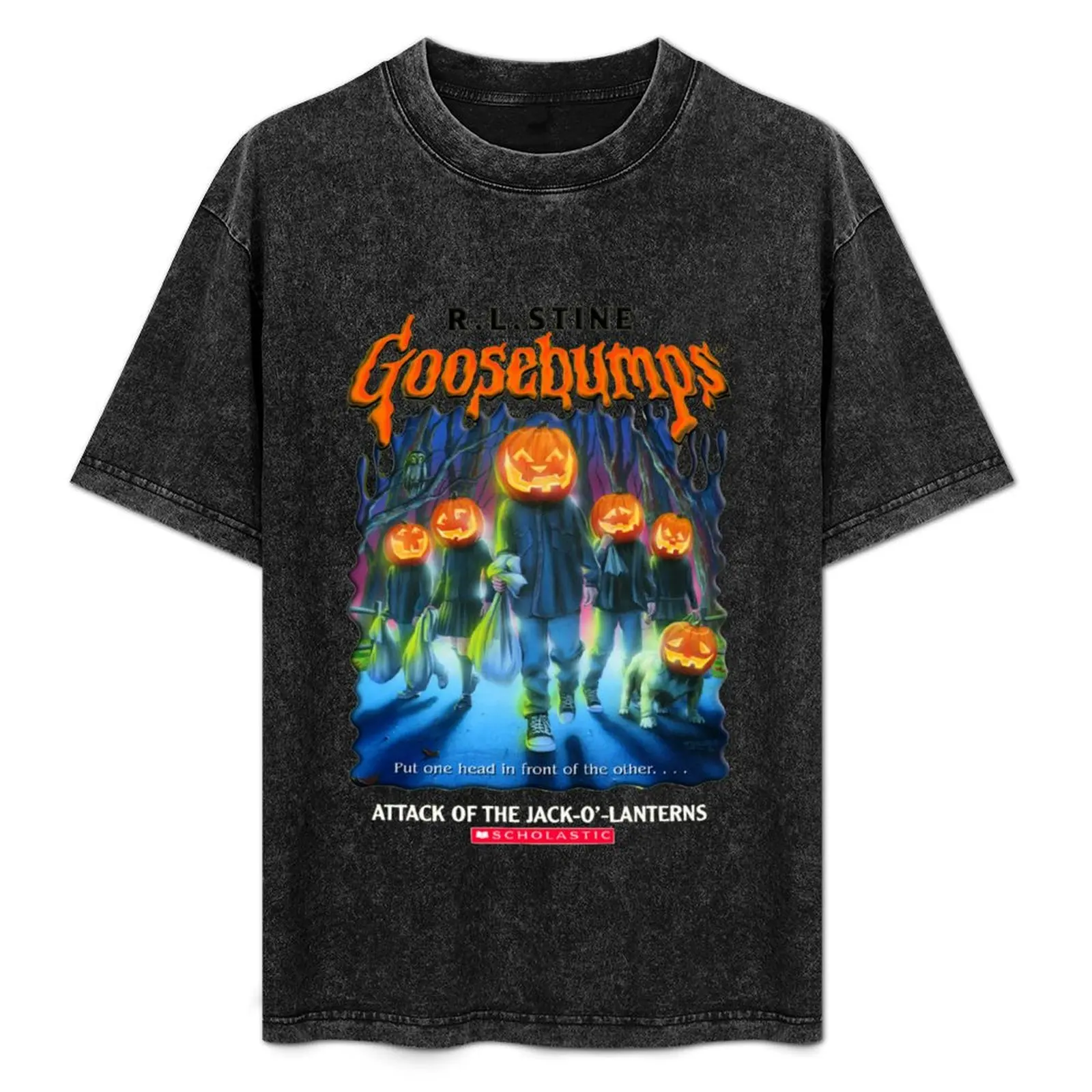 Goosebumps Attack of the Jack O&x27;Lanterns T-Shirt Basic Solid Tee for Daily Use
Goosebumps Attack of the Jack O&x27;Lanterns T-Shirt Basic Solid Tee for Daily Use
