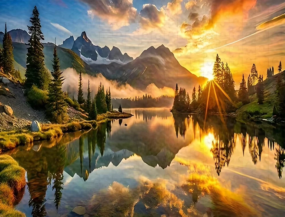 Sunset Scenery 500/1000/1200/2000 PCS Jigsaw Puzzles Family Activity Relaxing Games for Living Room Home Decor Gift
Sunset Scenery 500/1000/1200/2000 PCS Jigsaw Puzzles Family Activity Relaxing Games for Living Room Home Decor Gift