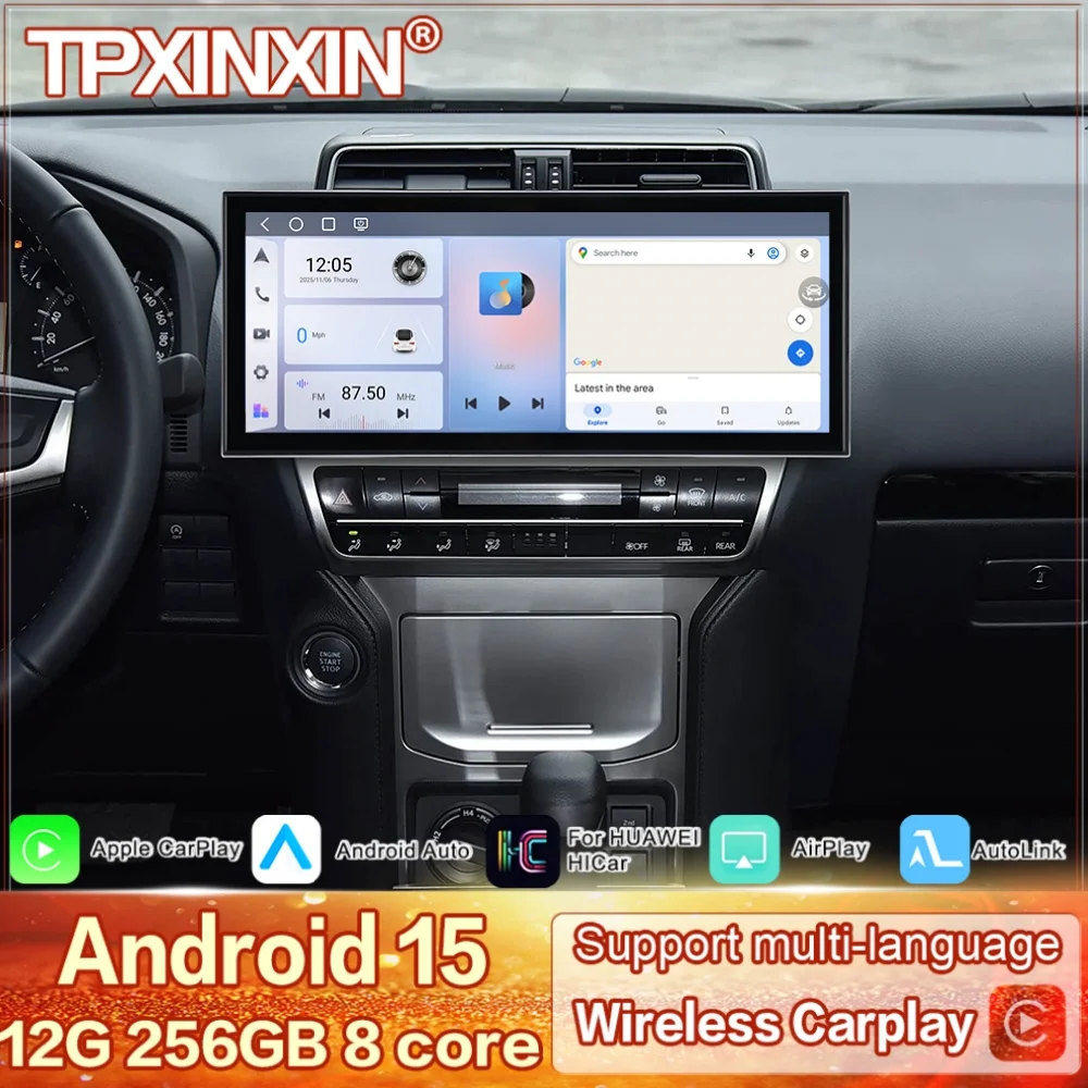15.8 Inch Qualcomm 8 core For Toyota LAND CRUISER PRADO 2018~2021 Android 15 Multimedia GPS Navigation Stereo Receiver Head Unit
15.8 Inch Qualcomm 8 core For Toyota LAND CRUISER PRADO 2018~2021 Android 15 Multimedia GPS Navigation Stereo Receiver Head Unit