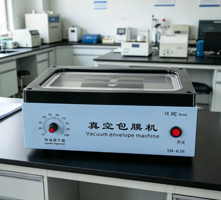 Full-Auto Vacuum Laminator Film Wrapping Machine, For Phone Screen Protector & Color Changing Film
Full-Auto Vacuum Laminator Film Wrapping Machine, For Phone Screen Protector & Color Changing Film
