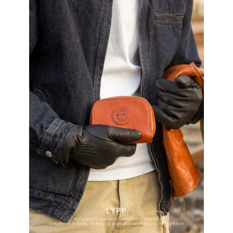 Leather Wallet Large Capacity Multi-Functional First Layer Cowhide Simple Thin Wallet
Leather Wallet Large Capacity Multi-Functional First Layer Cowhide Simple Thin Wallet