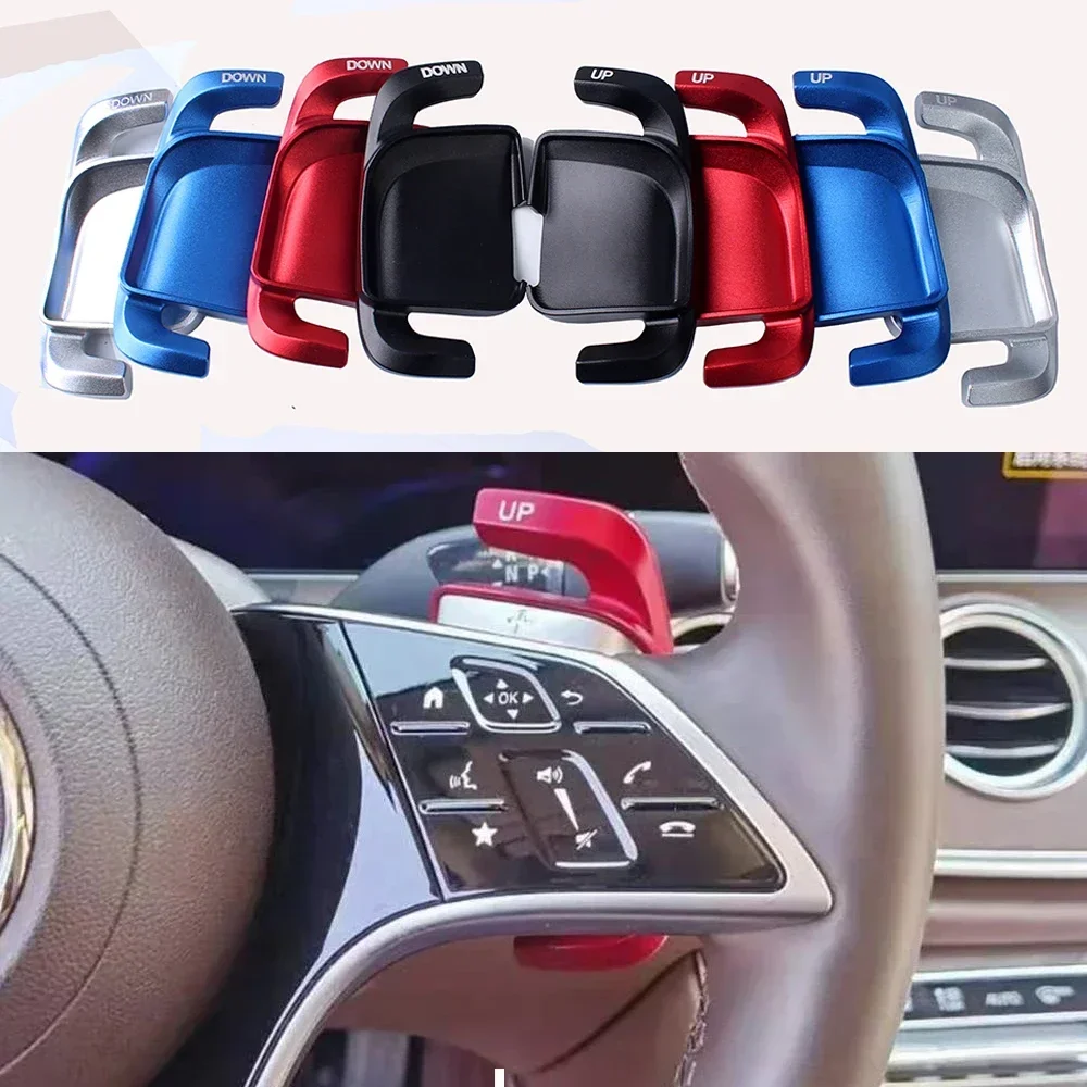 Paddle Shift For Mercedes-Benz C/E/S-Class W206 S206 X206 W213 S213 C238 A238 W223 Steering Wheel Paddle DSG Shifter Stickers
Paddle Shift For Mercedes-Benz C/E/S-Class W206 S206 X206 W213 S213 C238 A238 W223 Steering Wheel Paddle DSG Shifter Stickers