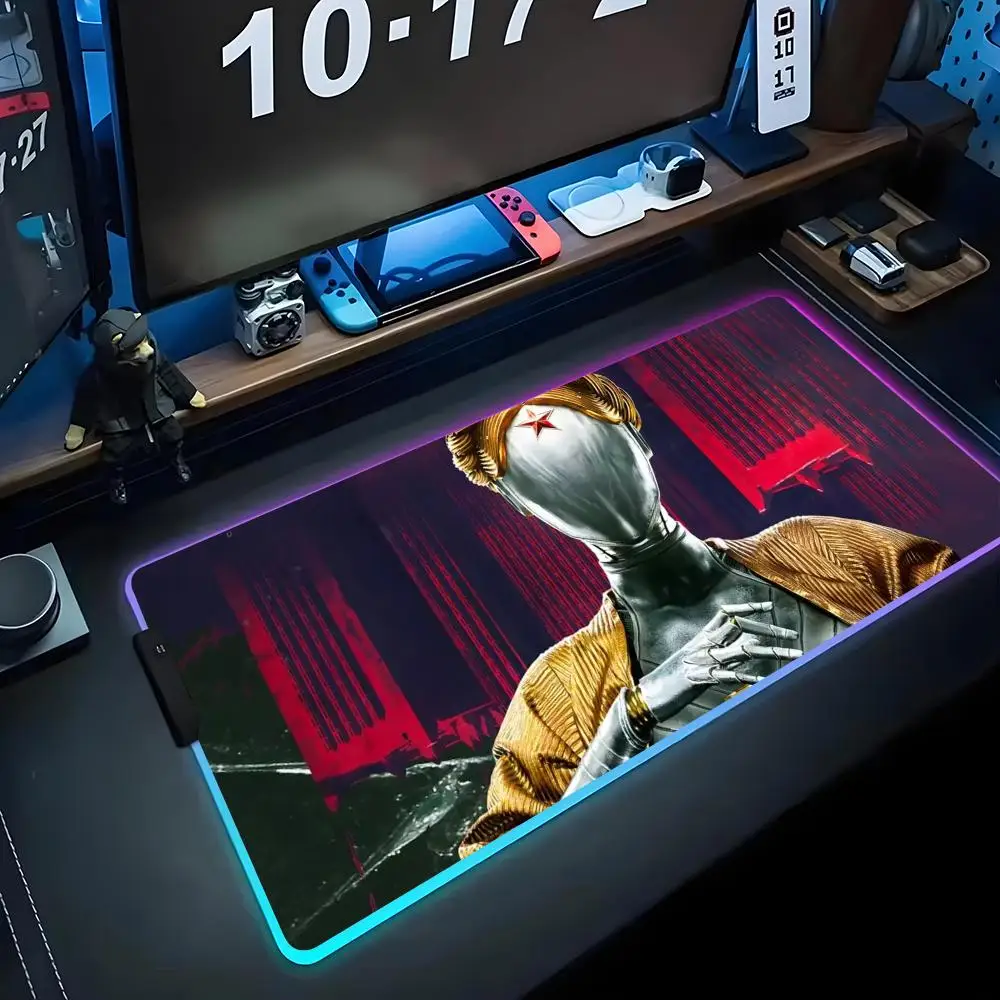 Game Atomic Heart Mouse Pad RGB Gaming Mousepad Big LED Pad PC Desk Mat Luminous Mouse Pad Large Keyboard Mats Table Rug With
Game Atomic Heart Mouse Pad RGB Gaming Mousepad Big LED Pad PC Desk Mat Luminous Mouse Pad Large Keyboard Mats Table Rug With