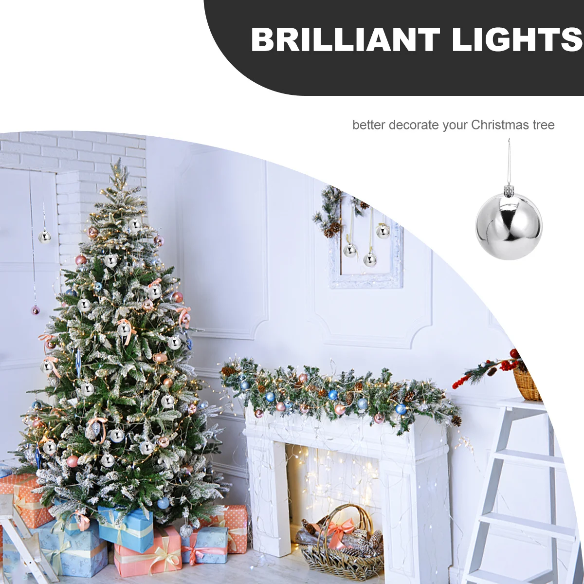 12Pcs Electroplated Ball Decorations Plastic Xmas Hanging Balls Warm Office Party Ceiling Decor Silver Hanging Ball
12Pcs Electroplated Ball Decorations Plastic Xmas Hanging Balls Warm Office Party Ceiling Decor Silver Hanging Ball