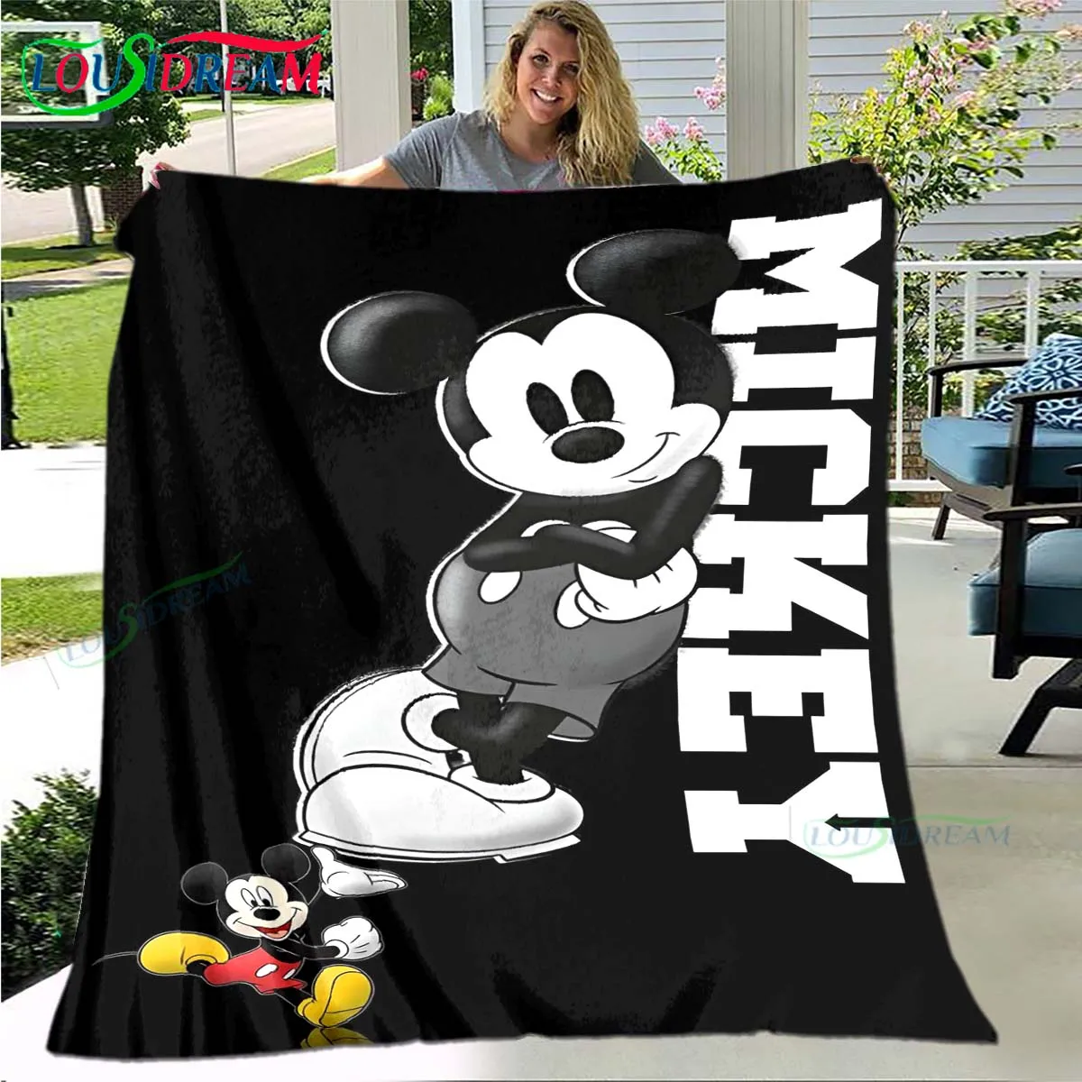 Hot Mickey Disney Cartoon Print Flannel Adult and Children's Blanket Sofa Bed Decoration Blanket Portable Blanket Gift
Hot Mickey Disney Cartoon Print Flannel Adult and Children's Blanket Sofa Bed Decoration Blanket Portable Blanket Gift