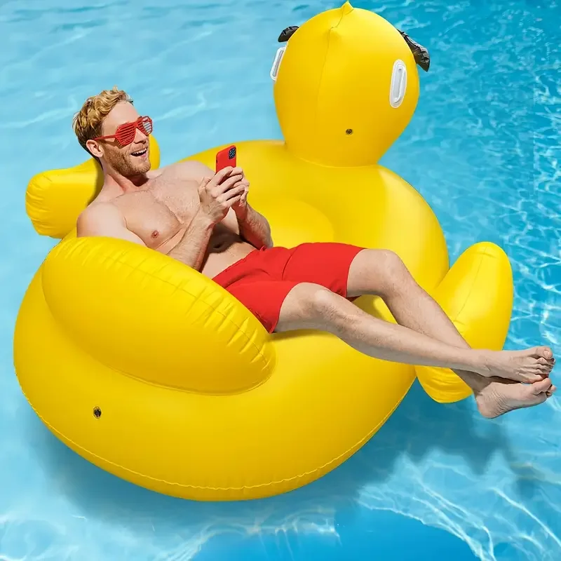 Thickened Swimming Pool Floating Bed Air Mattress Giant Duck Inflatable Pool Water Lounge Chair Suitable For Pool & Beach Party
Thickened Swimming Pool Floating Bed Air Mattress Giant Duck Inflatable Pool Water Lounge Chair Suitable For Pool & Beach Party
