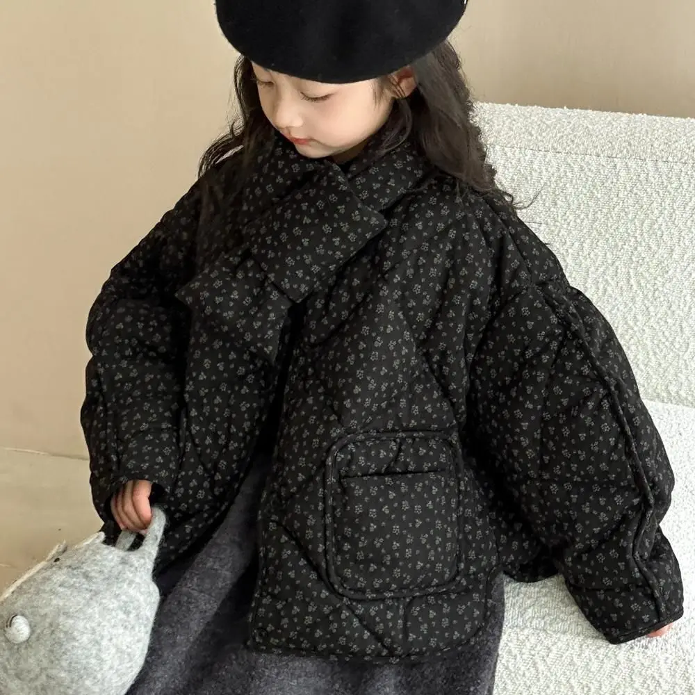 Girls Autumn/winter New Cotton-padded Parkas 2026 New Korean Fashion Floral Print Casual Daily Warm Outerwear
Girls Autumn/winter New Cotton-padded Parkas 2026 New Korean Fashion Floral Print Casual Daily Warm Outerwear