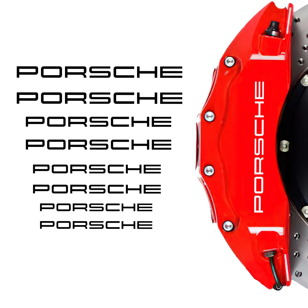 8pcs/set Custom Car Caliper Sticker Decals for Porsche Heat Resistant Vinyl Film
8pcs/set Custom Car Caliper Sticker Decals for Porsche Heat Resistant Vinyl Film