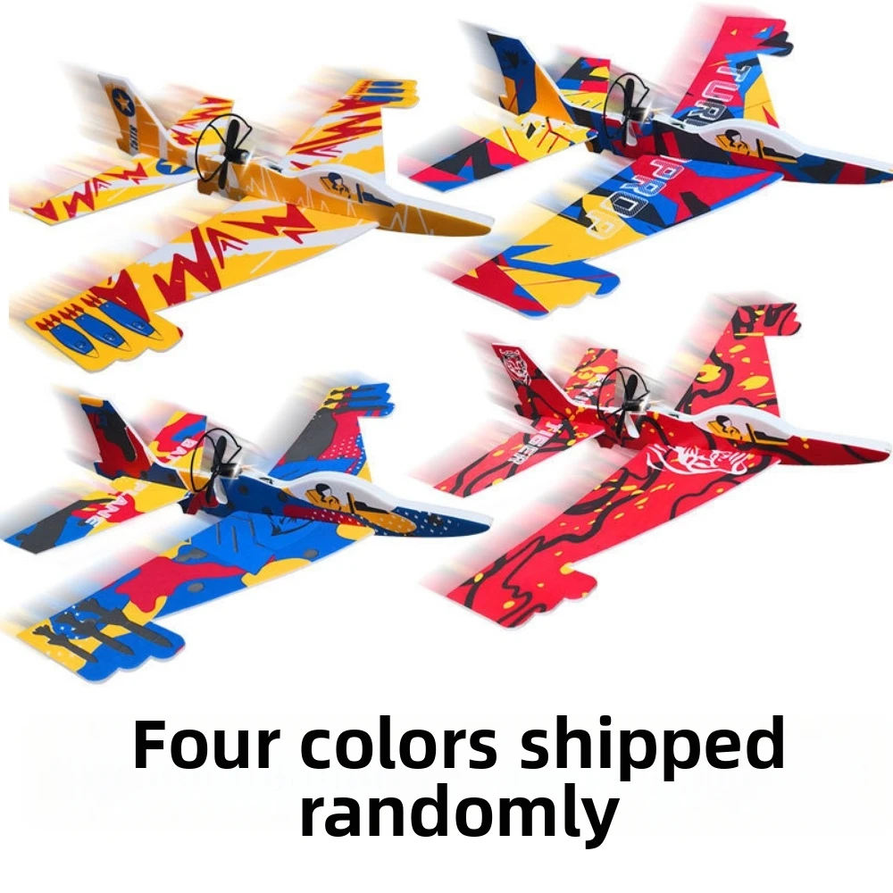 with LED Light Electric Foam Plane Glider 33.5*29.5*7cm 2 Styles Hand Airplanes Capacitor Kids Toys Outdoor Aircraft Model
with LED Light Electric Foam Plane Glider 33.5*29.5*7cm 2 Styles Hand Airplanes Capacitor Kids Toys Outdoor Aircraft Model