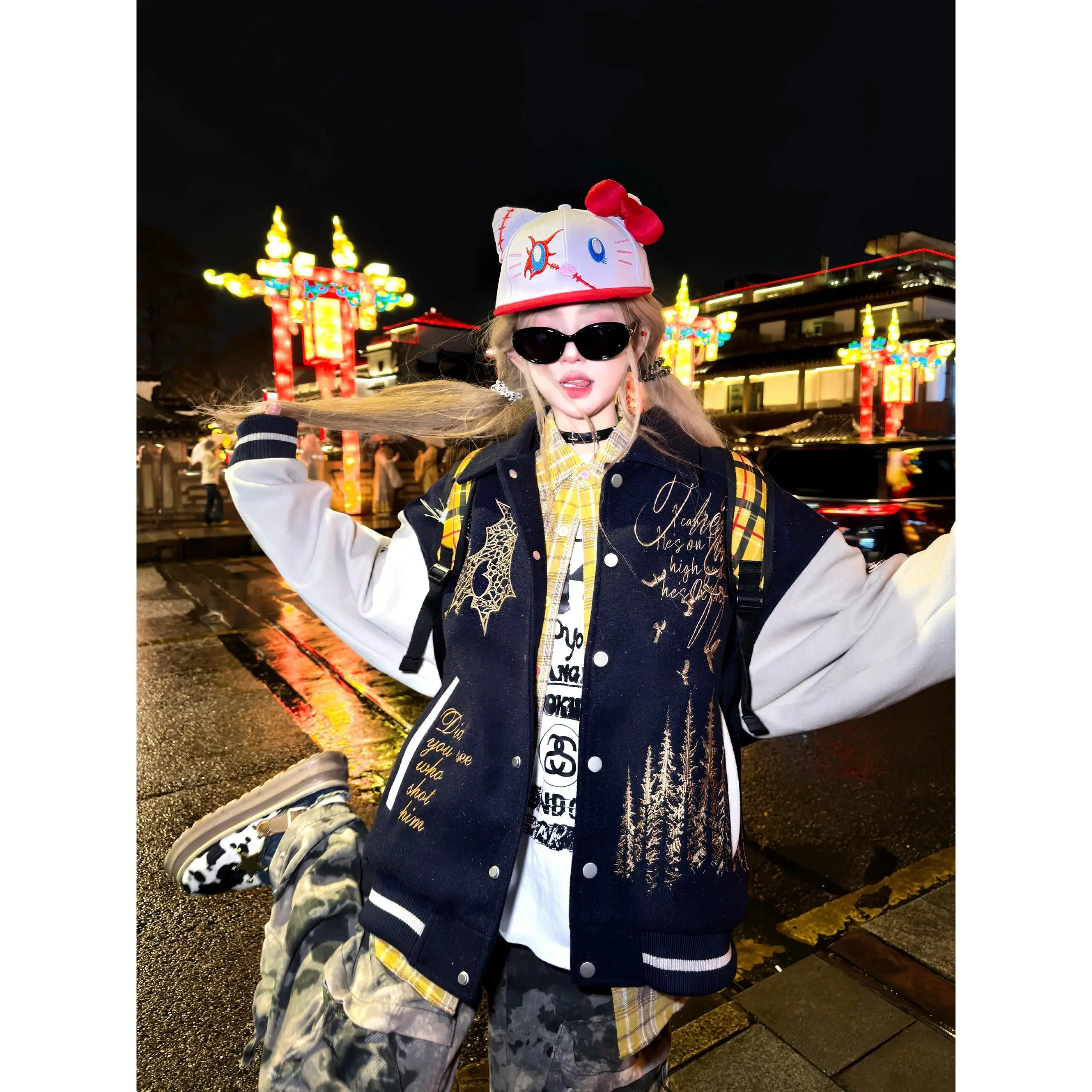 Loose Casual Baseball Jacket Women's Design Sensation Match All Autumn Winter New Style Korean Version Fashionable Top
Loose Casual Baseball Jacket Women's Design Sensation Match All Autumn Winter New Style Korean Version Fashionable Top