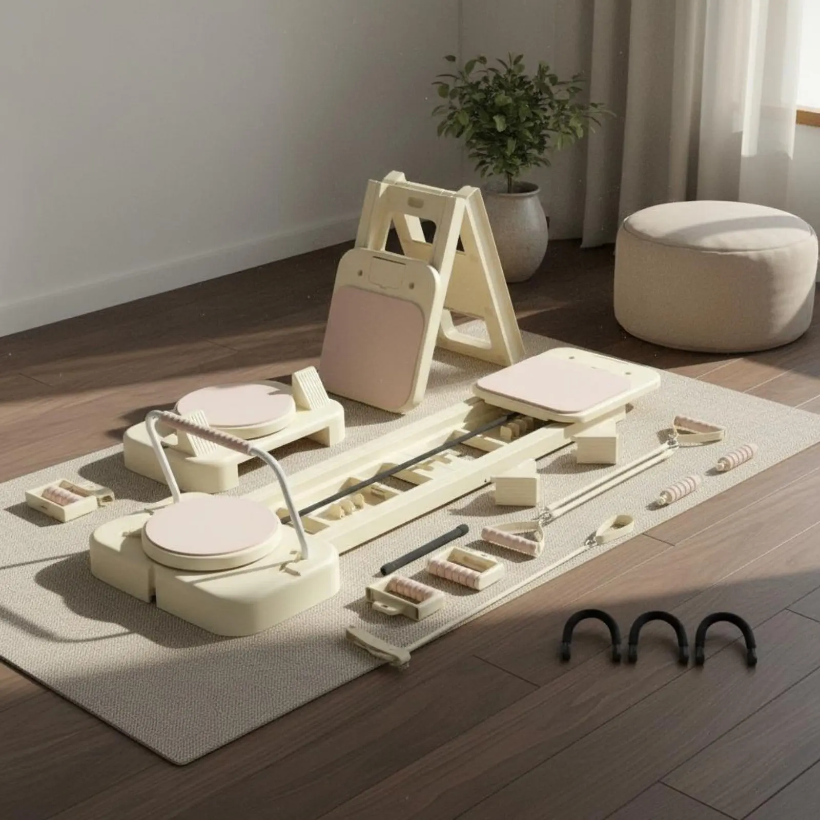 Portable Pilates Reformer Adjustable Tension Home Pilates Machine Sliding Exercise Board Quiet Use Abdominal Training Device
Portable Pilates Reformer Adjustable Tension Home Pilates Machine Sliding Exercise Board Quiet Use Abdominal Training Device